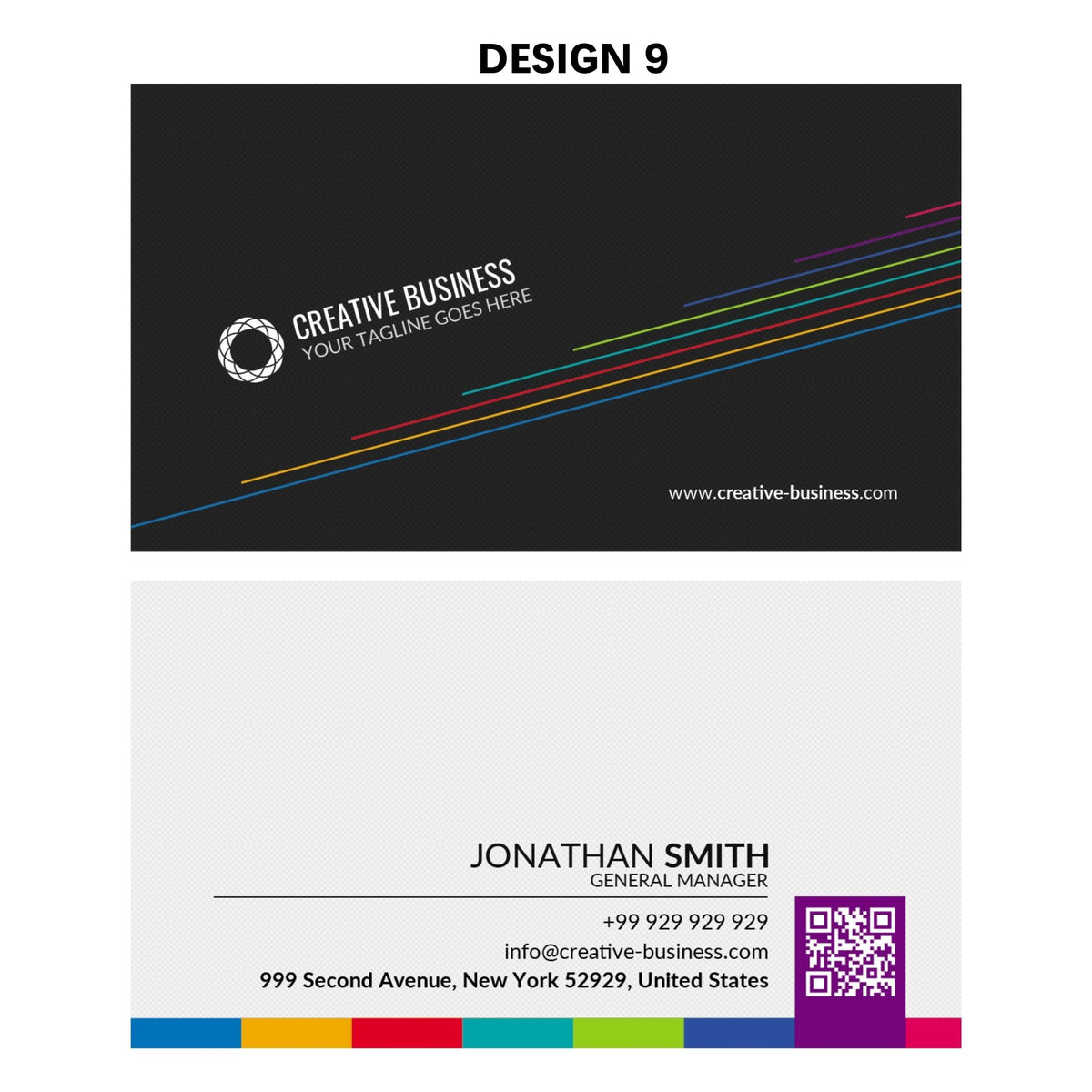 Professional Business Card 16pt - Matte Finish - Premium Design