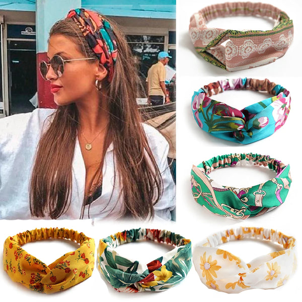 Summer Bohemian Print Headbands