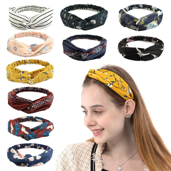 Summer Bohemian Print Headbands