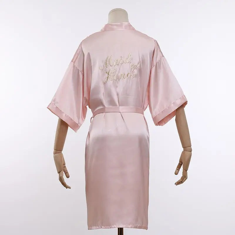 Kimono Bridal Robe Dressing Gown for Women - Mother of the Bride  Embroidery