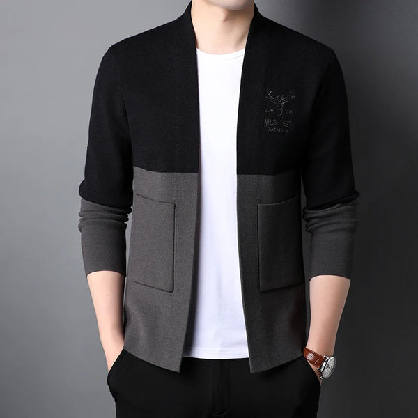 Mens Cardigan Sweater Casual