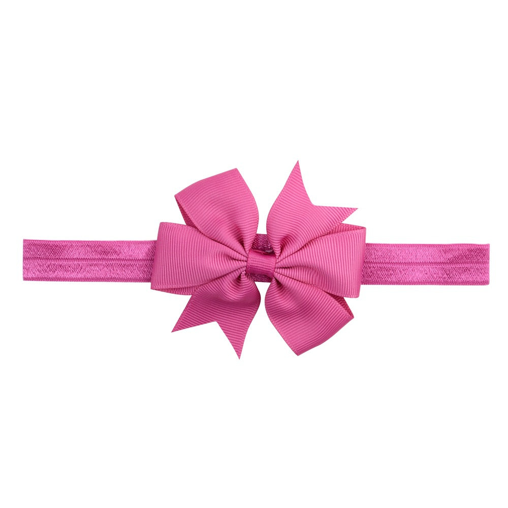 Children's Hair Band Ribbon Fishtail Bow Hair Band Baby Headband European And American Children's Ornaments 567