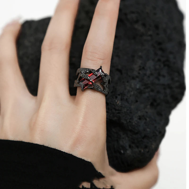 Adjustable Rebel Royalty Ring