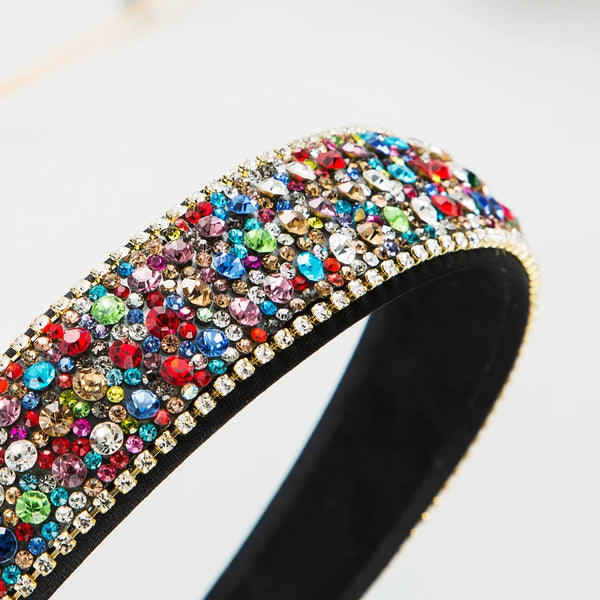 Colorful Rhinestone Anti-Slip Headband