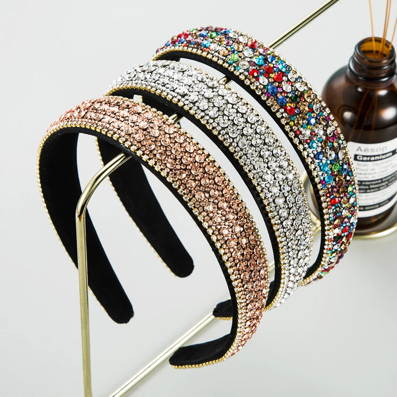 Colorful Rhinestone Anti-Slip Headband