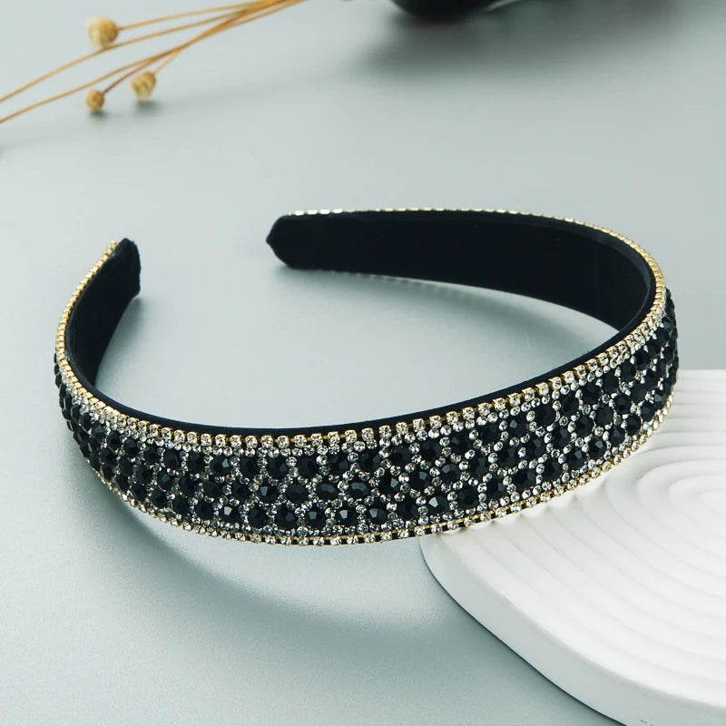 Colorful Rhinestone Anti-Slip Headband