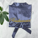  Bridesmaid Gray Blue