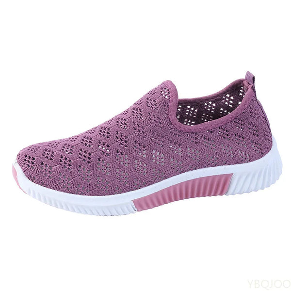 Women Breathable Flats Soft Sole Casual Sneakers