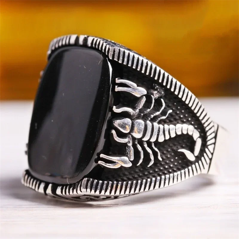 Dark Glamour Mens New Vintage Rings Midnight Rebellion