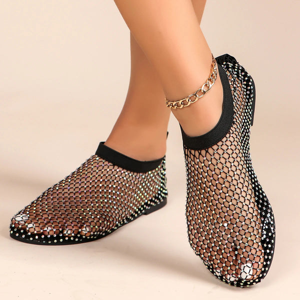 Summer Boots Water Diamond Flats