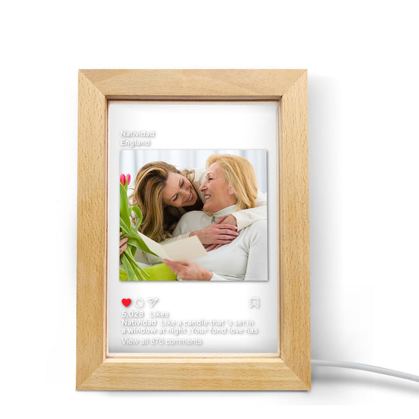 Personalized Instagram Led Night Lamp Picture Frame Night Light