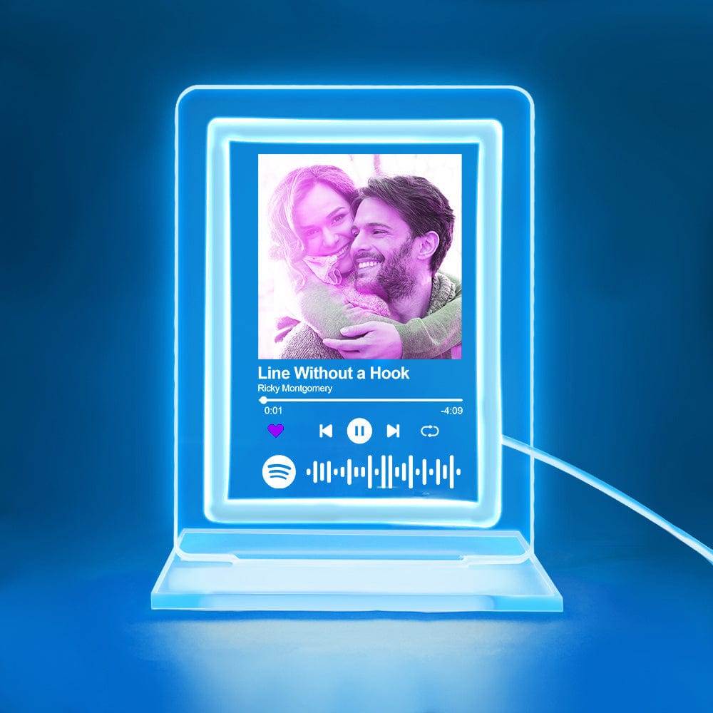 Custom Spotify Night Light Personalized Music Plaque Gifts for Lovers