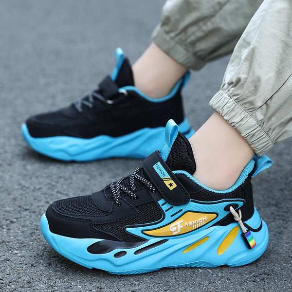 Child And Teen Boys Autumn And Winter Breathable Non-slip Platform Sports Running Shoes