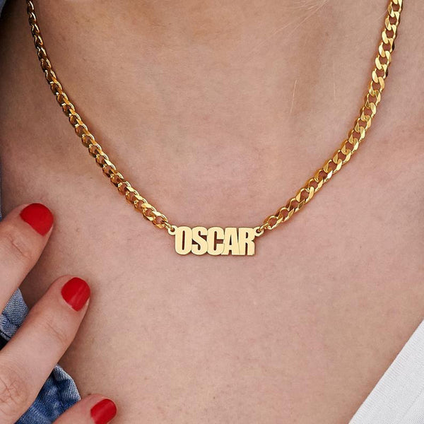 Cuban Chain Name Necklace