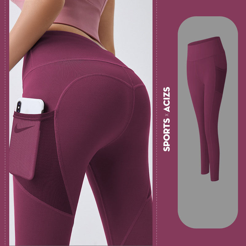 Yoga Pants Women With Pocket Leggings Sport Fitness pants