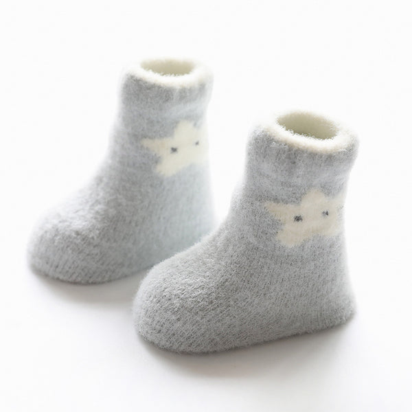 Mink Velvet Thickened Baby Socks Non Slip