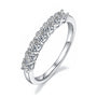 Fashionable And Simple 3mm Seven-star  Moissanite Ring