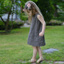 Girls' Linen And Cotton Vest Dress