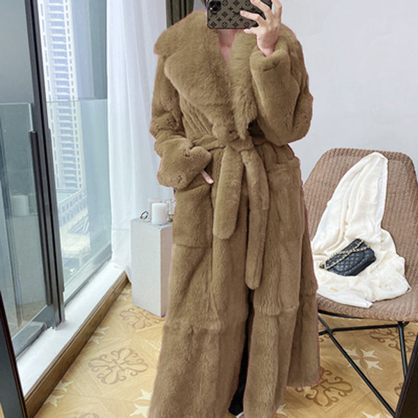 Faux Fur Coat Women's Mid-length Coat Europe And America