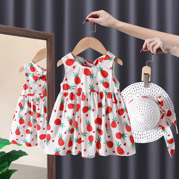 Korean Version Baby Vest Skirt Little Girl Princess Skirt Trendy