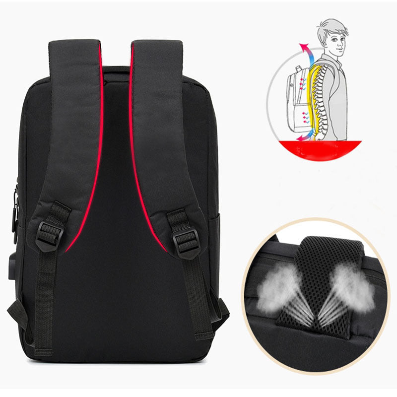 Laptop Backpack With USB Design Business Bags Men