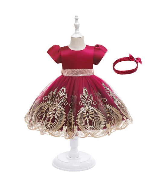 Girls Dress European And American Princess Dress Mesh Tutu Skirt