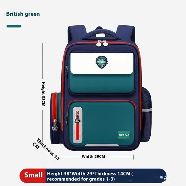 Primary School Student Schoolbag Waterproof Portable Burden Alleviation Backpack