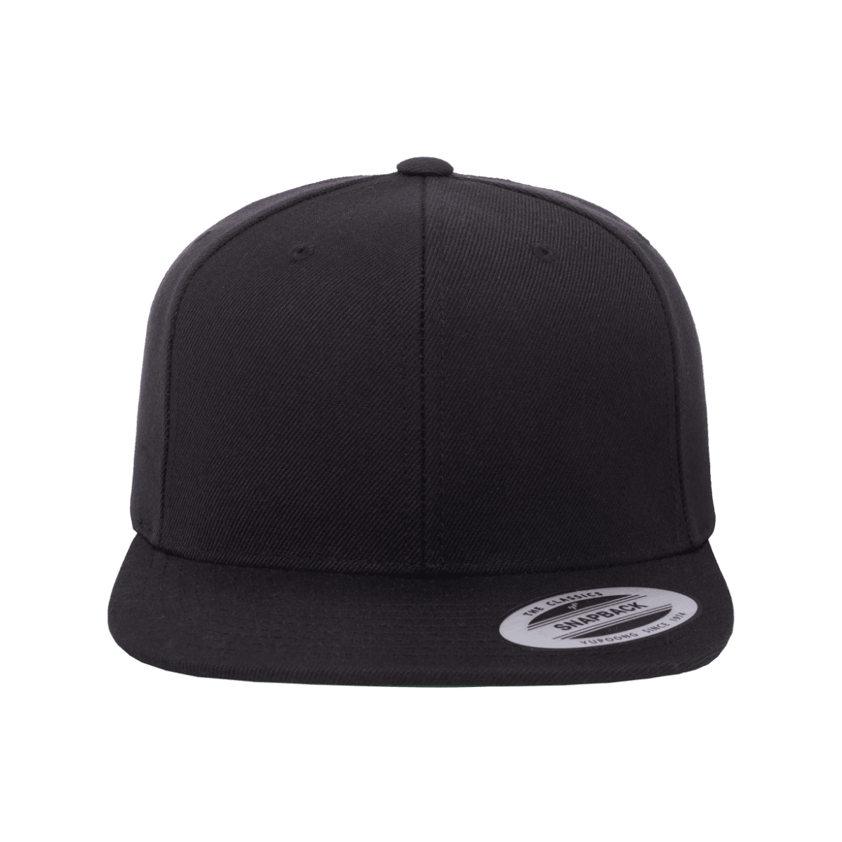 Personalize Yupoong  6-Panel Flat Visor Classic Snapback Cap 6089