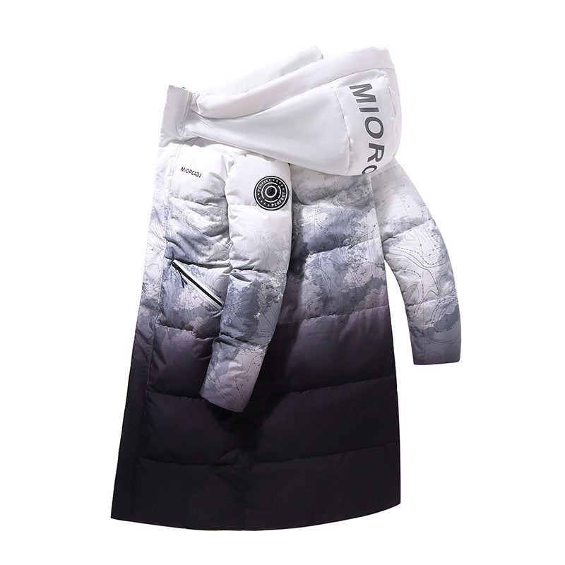 Arctic Duo Gradient Down Jacket Parka - Unisex Winter Jacket