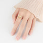 Golden Butterfly Spinning Ring Female