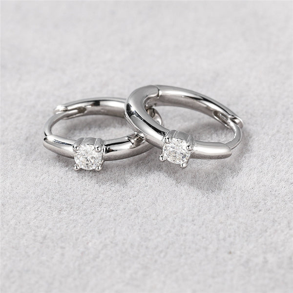 Female S925 Silver Moissanite Trendy Earrings