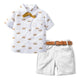  White Pants Brown Belt