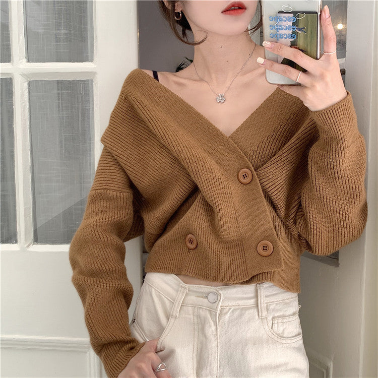 Knit Sweater Loose Lazy Style Sweater