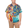 Men's All Over Print Tree polo Shirt