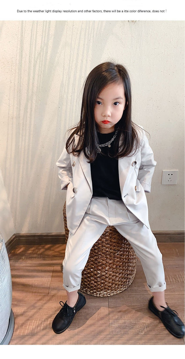 Children's Business Suit Handsome Girl Dresses Of Bride Fellow Kids Costume For Piano Performance Children Little Boy Suit Jacket Spring