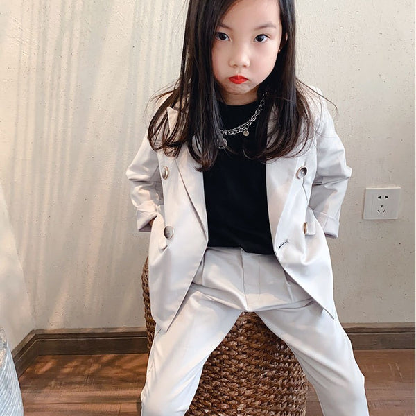 Children's Business Suit Handsome Girl Dresses Of Bride Fellow Kids Costume For Piano Performance Children Little Boy Suit Jacket Spring