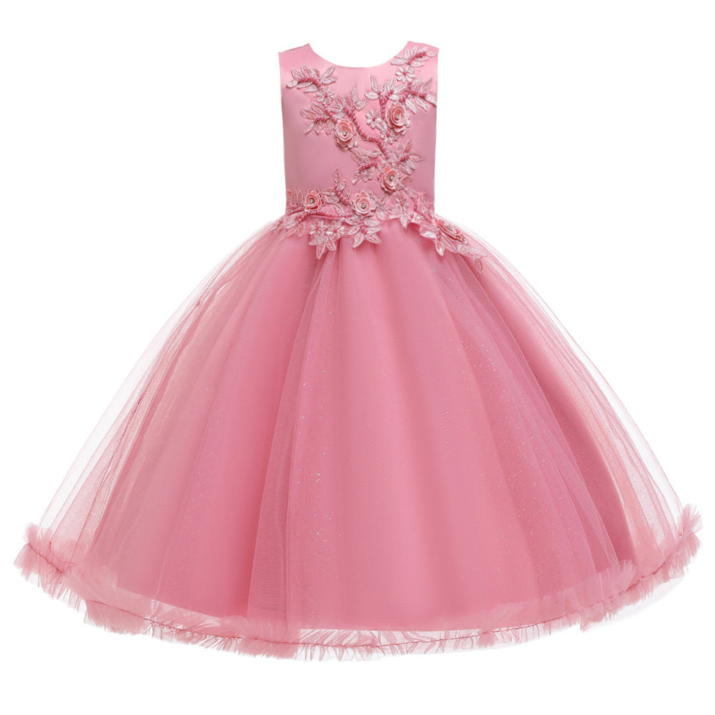 Summer New Children's Evening Dress Girls' Princess Pettiskirt