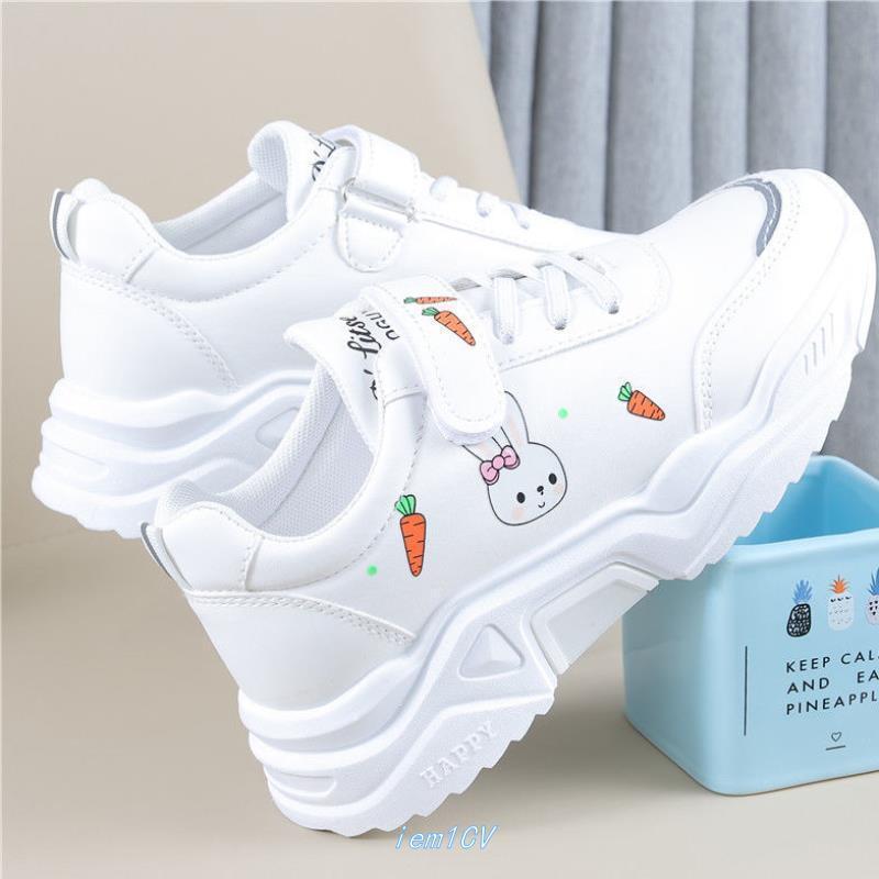 Spring And Autumn Primary School Students Casual All-match Pu Running Shoes