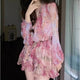  Pink Floral Skirt
