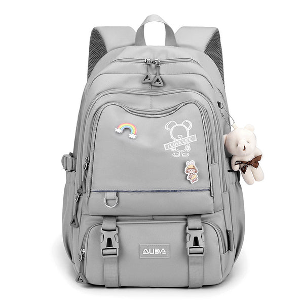 Girls' Large Capacity Student Backpack