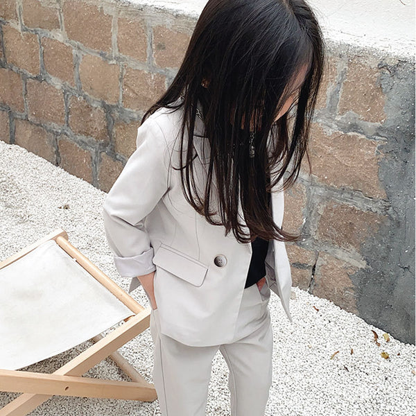 Children's Business Suit Handsome Girl Dresses Of Bride Fellow Kids Costume For Piano Performance Children Little Boy Suit Jacket Spring