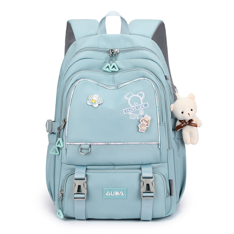 Girls' Large Capacity Student Backpack