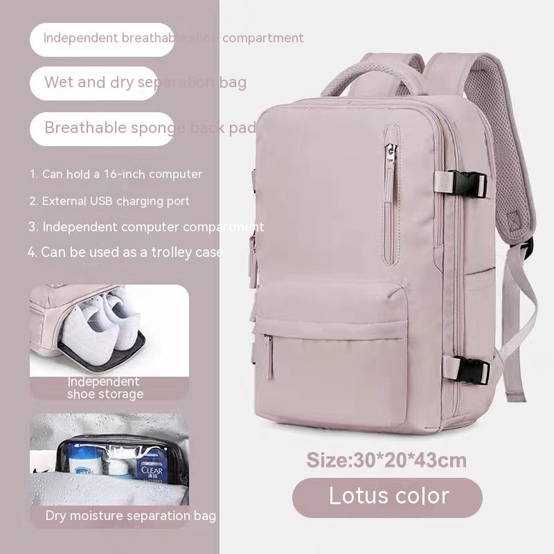 Travel Backpack for Men Women, Flight Approved Carry on Hand Luggage, Anti-Theft Business Laptop Large