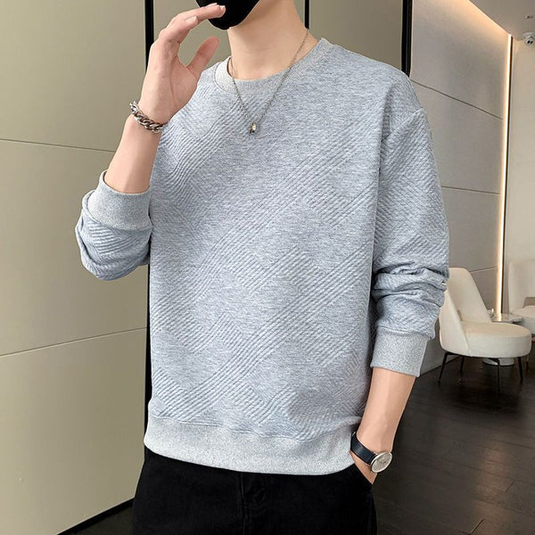 Winter Hoodie Men's Trendy Handsome Loose Plus Size Autumn And Winter Long-sleeve T-shirt