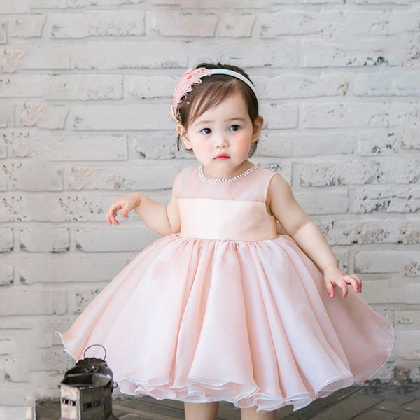 Summer Children's Pink Princess Dress