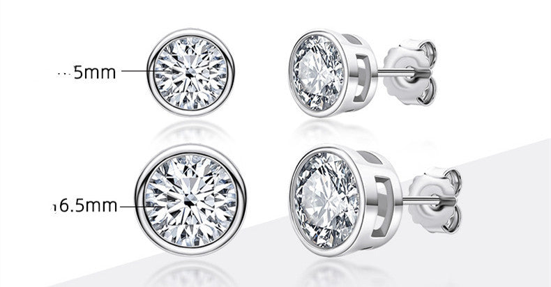 0.51 Carat Moissanite Stud Earrings