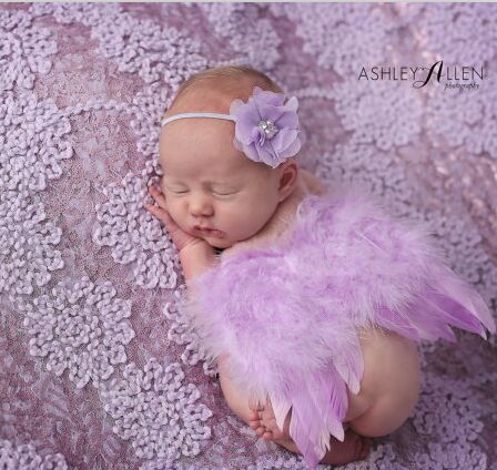 European And American Handmade Pearl Rhinestone Flowers And Angel Feather Wings Baby Photo Shoot Props Clothing Ornament