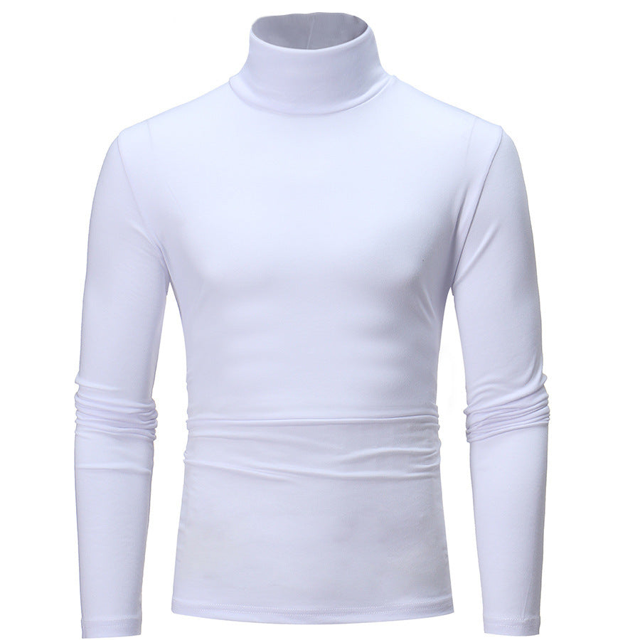 High-neck Thin Long-sleeved T-shirt Bottoming Shirt