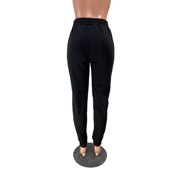 Fashion Sports Jogging Solid Color Casual Pants