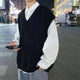  Solid Color Vest Black